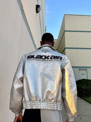 Faux Leather Vintage Street Black Air Jacket
