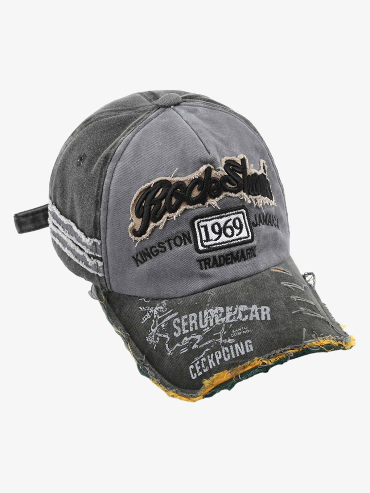 Retro Letter Denim Cap