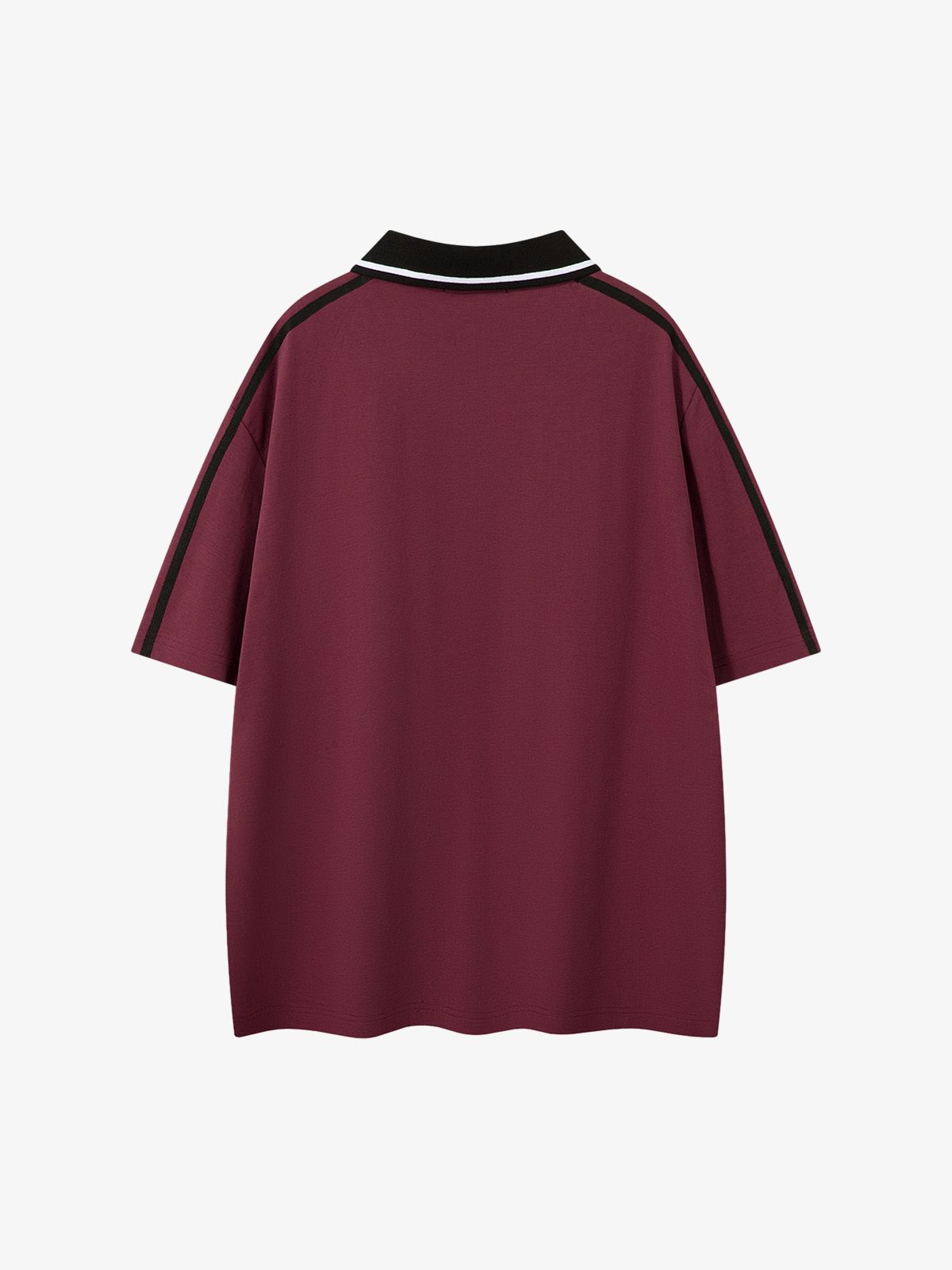Jersey Print Short-Sleeve Polo Shirt