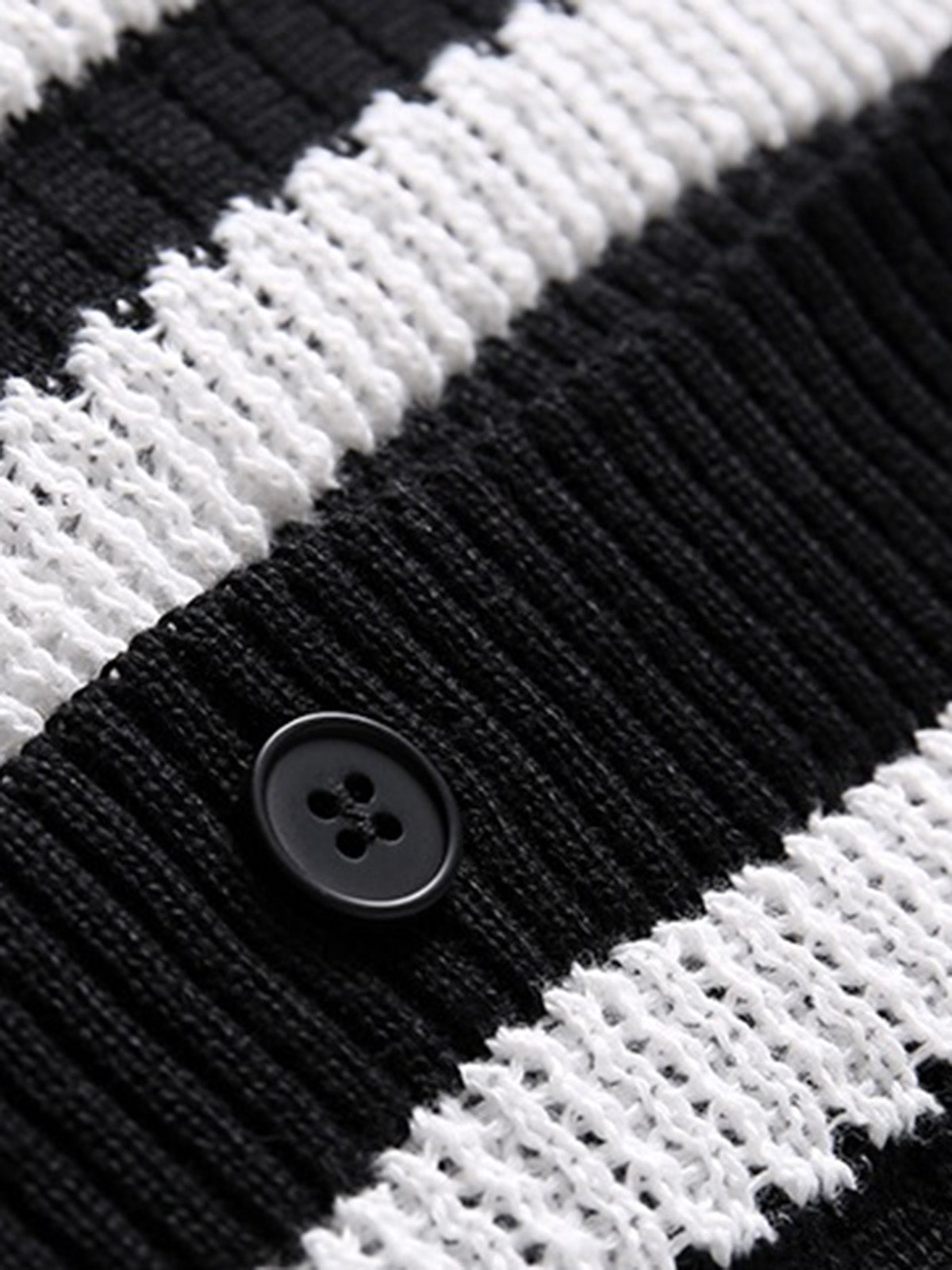 Cleanfit Striped Knit Cardigan Shirt