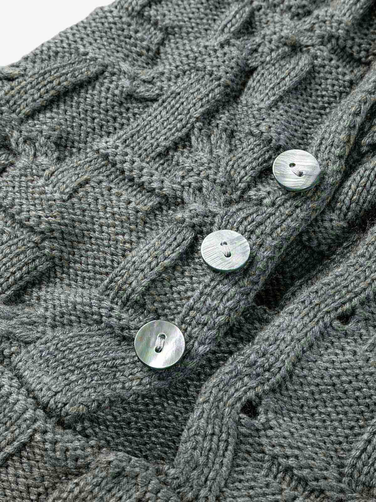 Asymmetric Irregular Knitted Sweater Hoodie