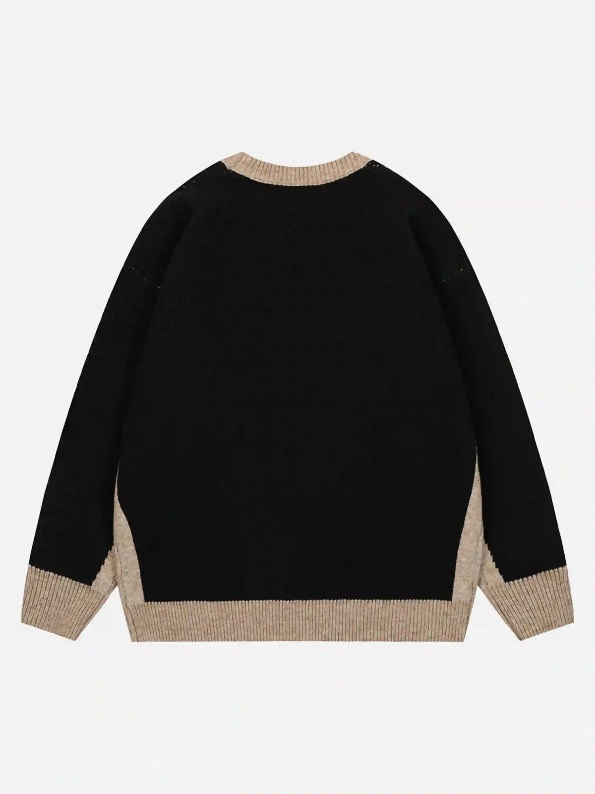 Jacquard Butterfly Sweater