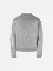 Jacquard Half Turtleneck Knitted Sweater