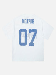 Jersey Mesh Blouse Hollow T-Shirt