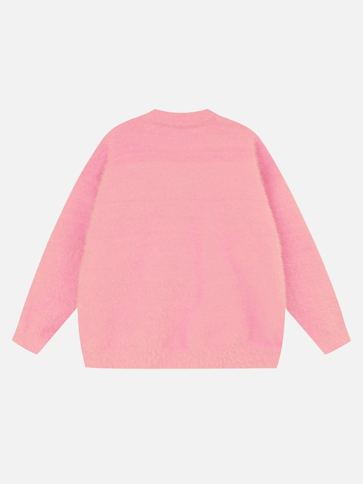 Kitten Jacquard Mohair Sweater