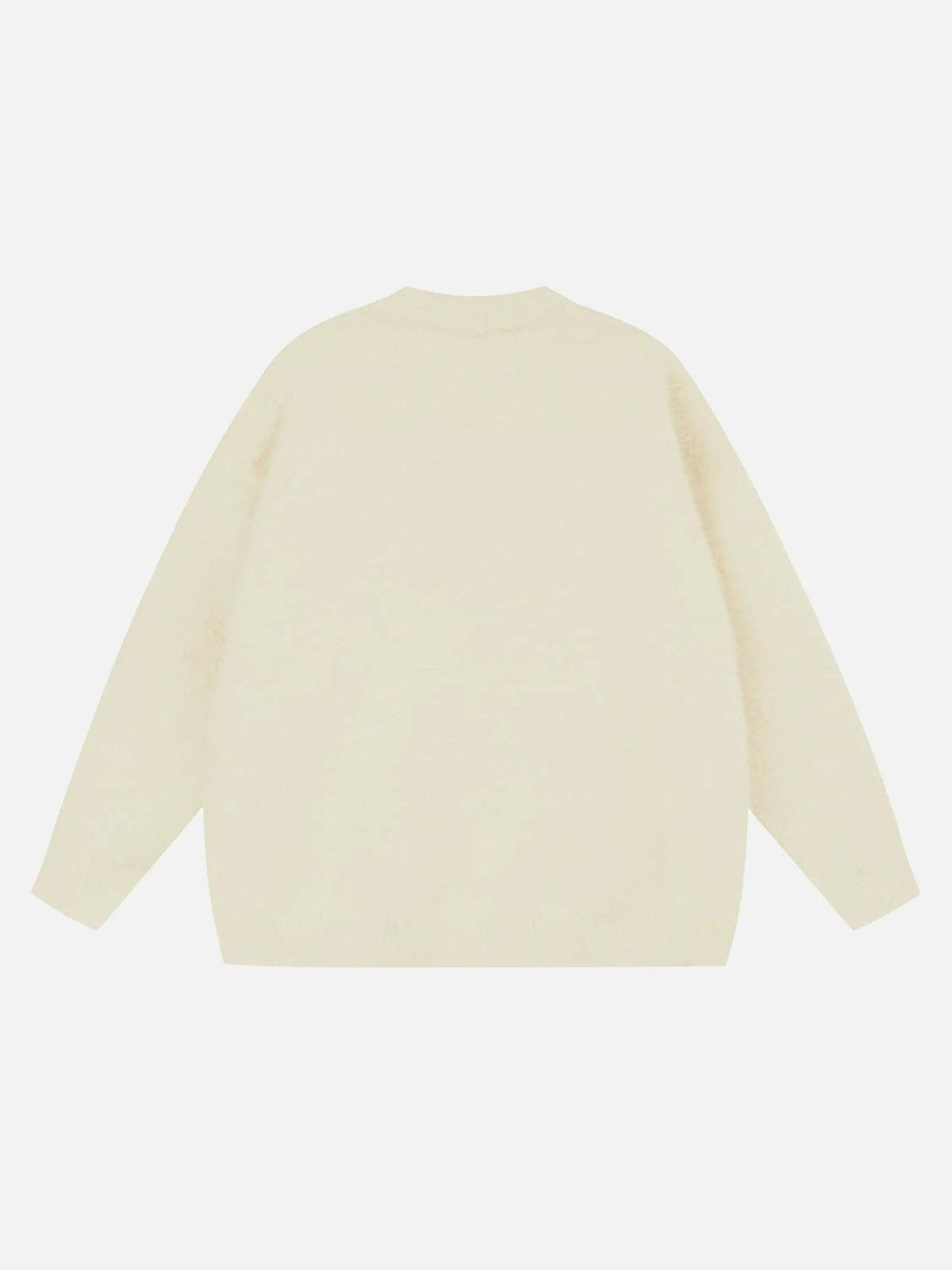 Kitten Jacquard Mohair Sweater