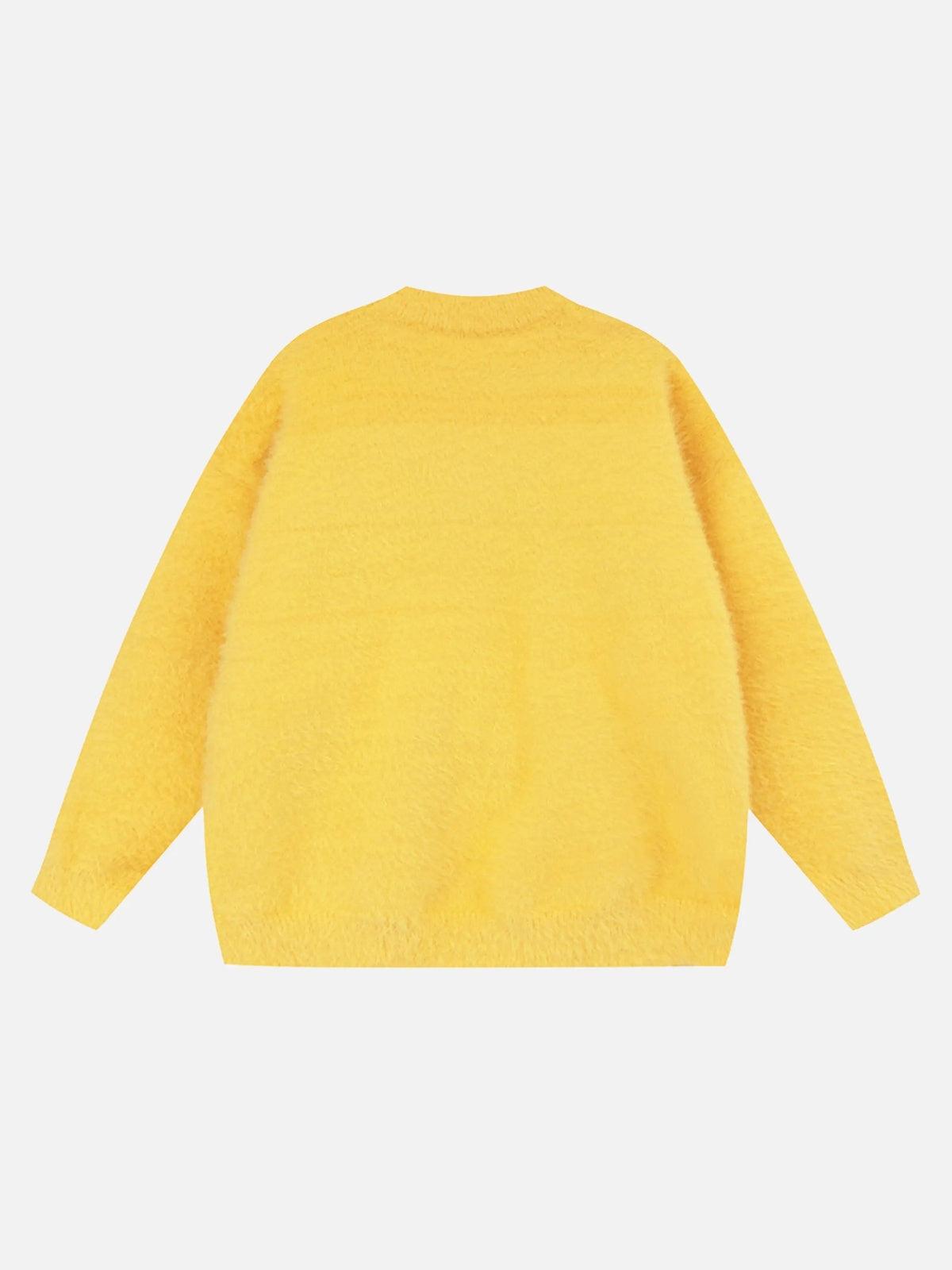 Kitten Jacquard Mohair Sweater
