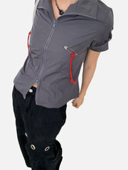 Lanyard Zipper Tee