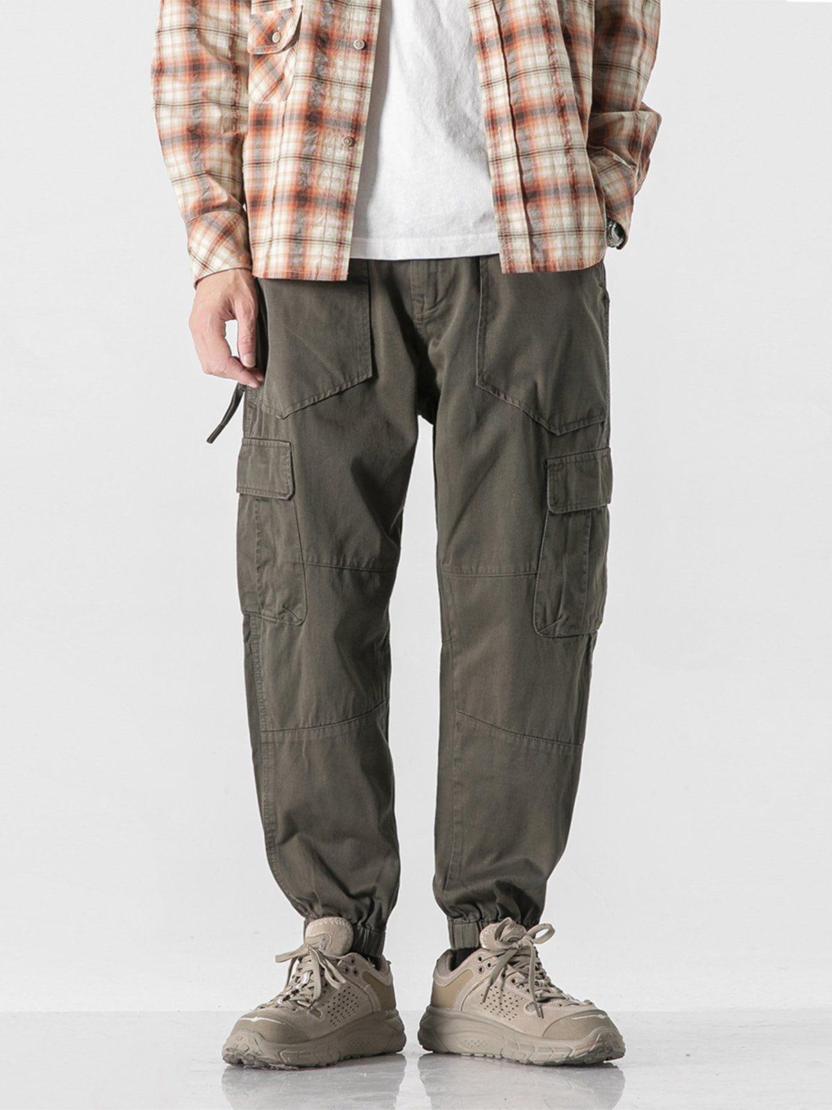 Large Multiple Pockets Cargo Pants