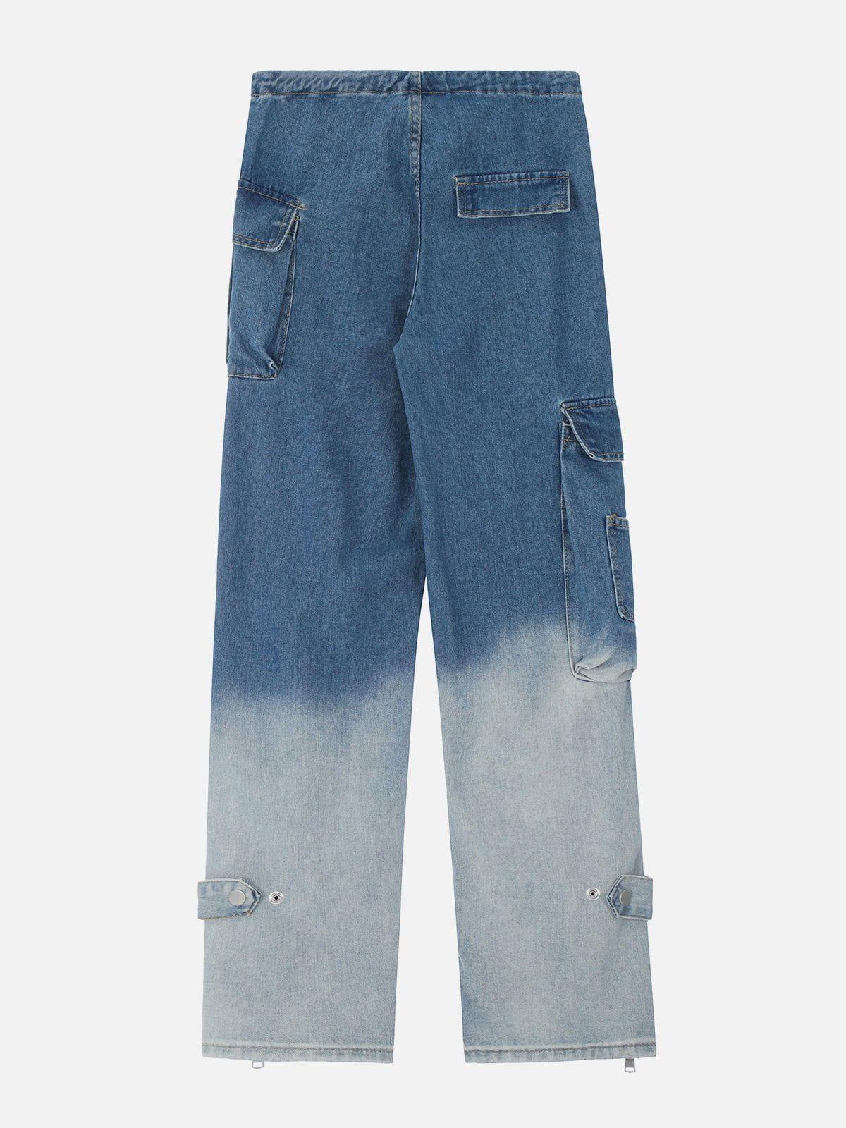 Large Pocket Gradient Jeans