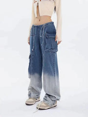 Large Pocket Gradient Jeans