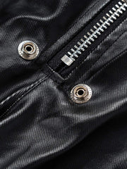 Layered Three-Dimensional Pocket Wide-Leg Flared Pants