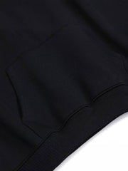 Lazy Style Letter Embroidery Hoodie