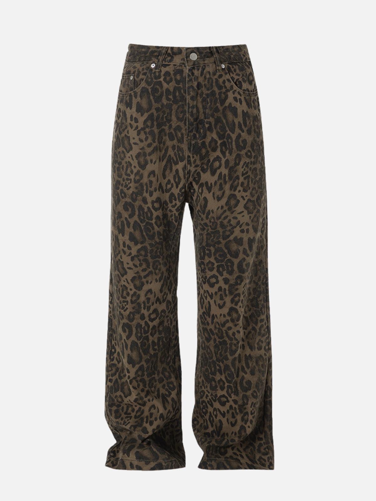 Leopard Print Jeans