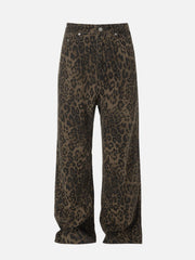 Leopard Print Jeans