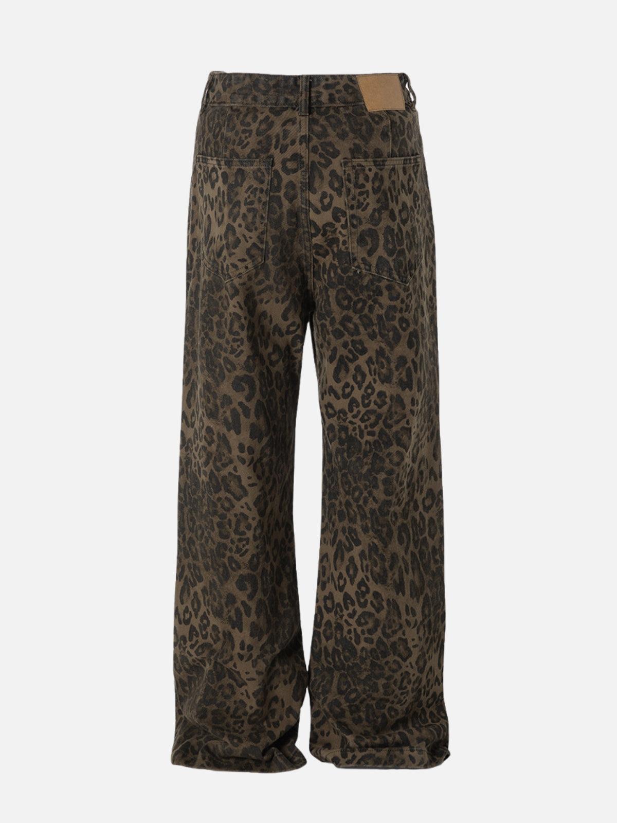 Leopard Print Jeans
