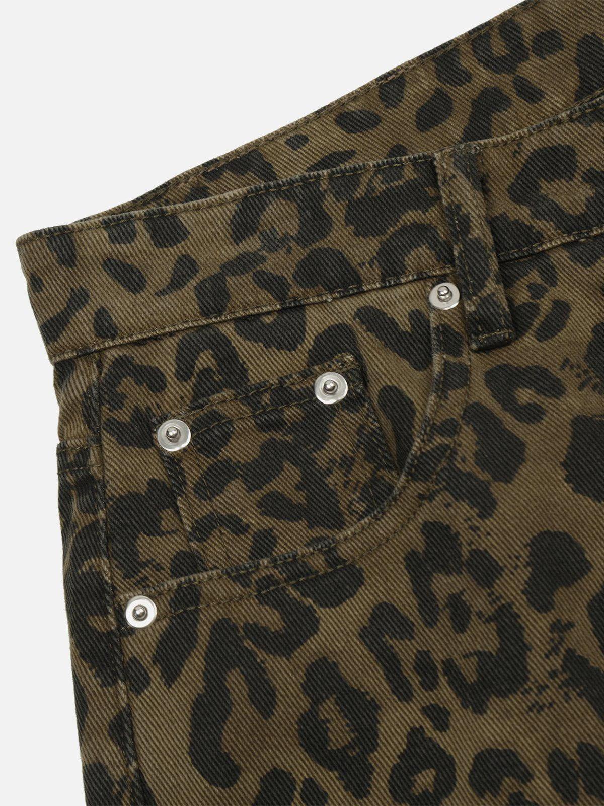 Leopard Print Jorts