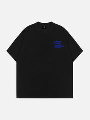 Letter Print Virtual T-Shirt