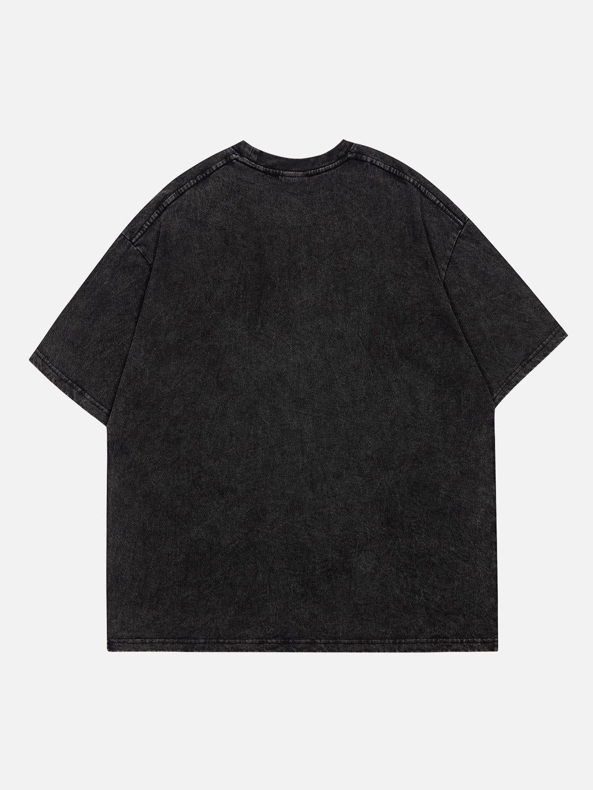 Letter Ripple Print Tee