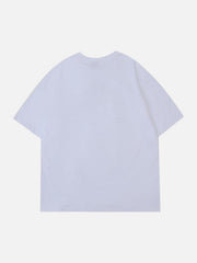 Lettering Graffiti Print Tee