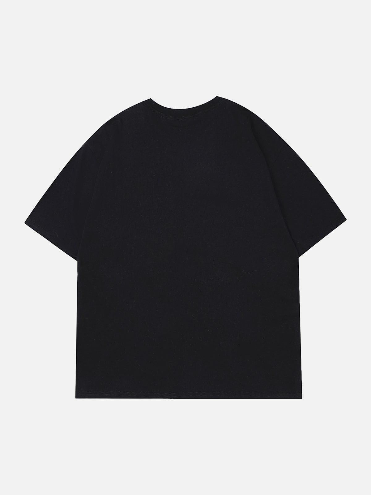 Lettering Graffiti Print Tee