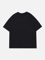 Lettering Graffiti Print Tee