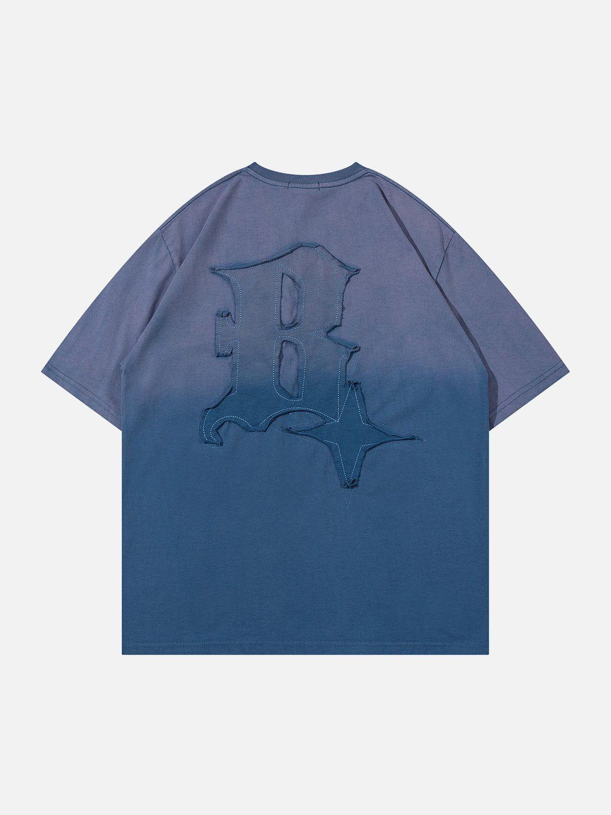 Letters Graphic Vintage Tee