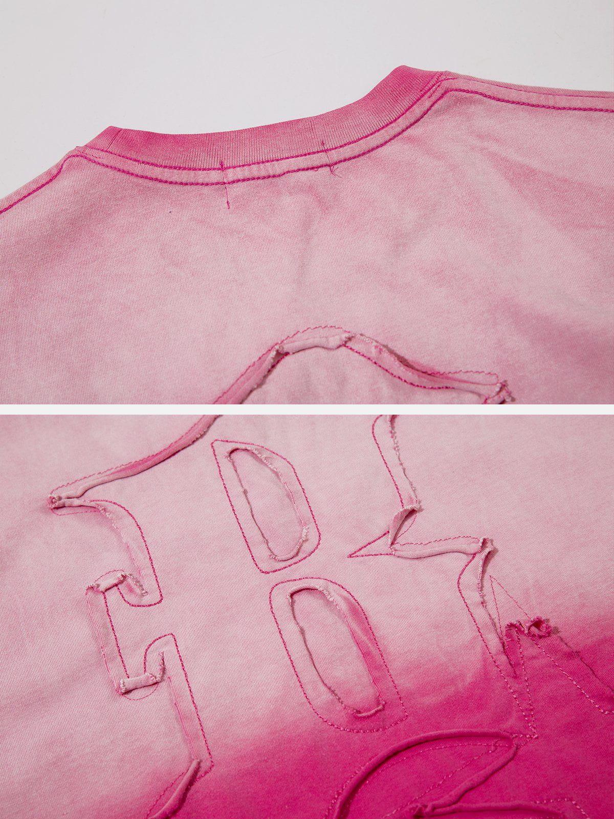 Letters Graphic Vintage Tee