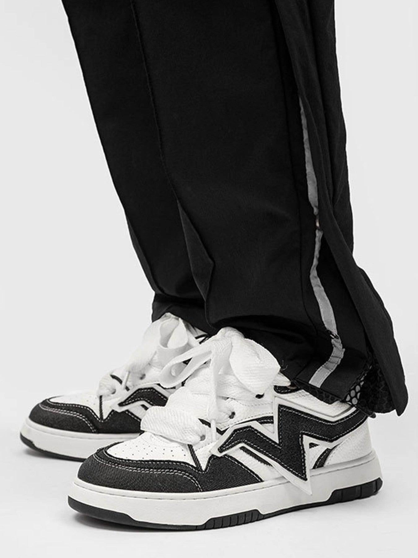 Lightning Collision Color Splicing Board Shoes