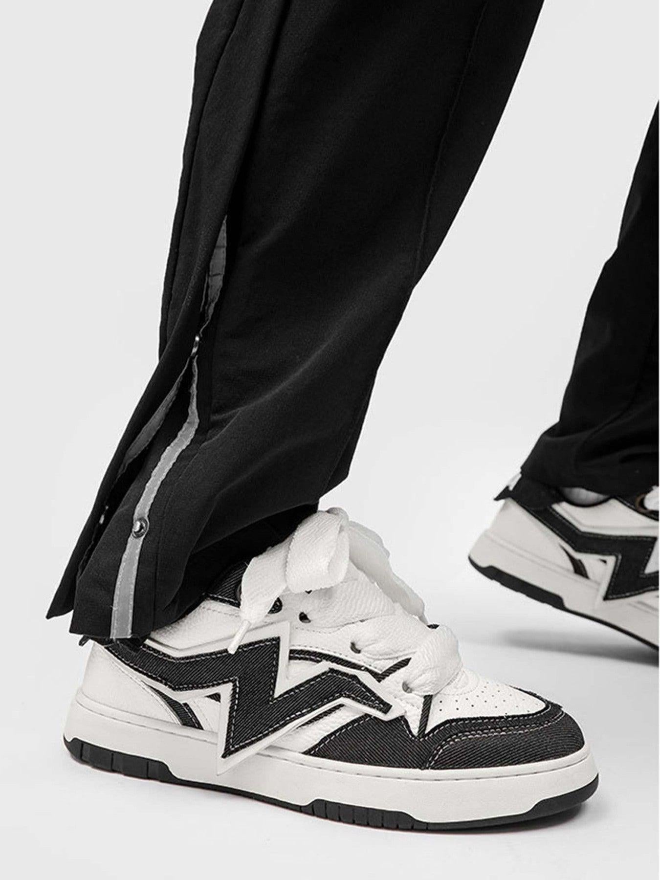 Lightning Collision Color Splicing Board Shoes