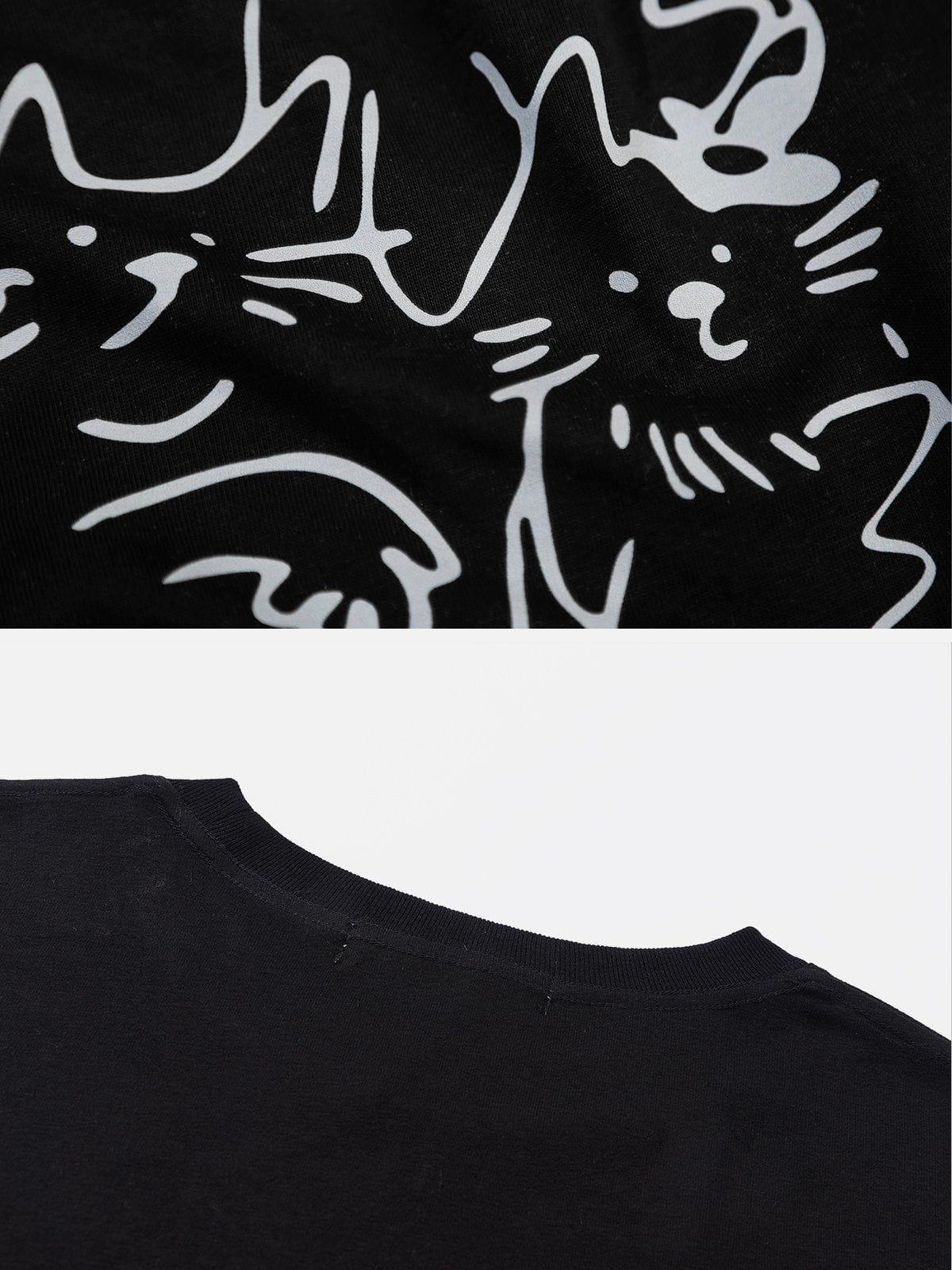 Line Print Tee