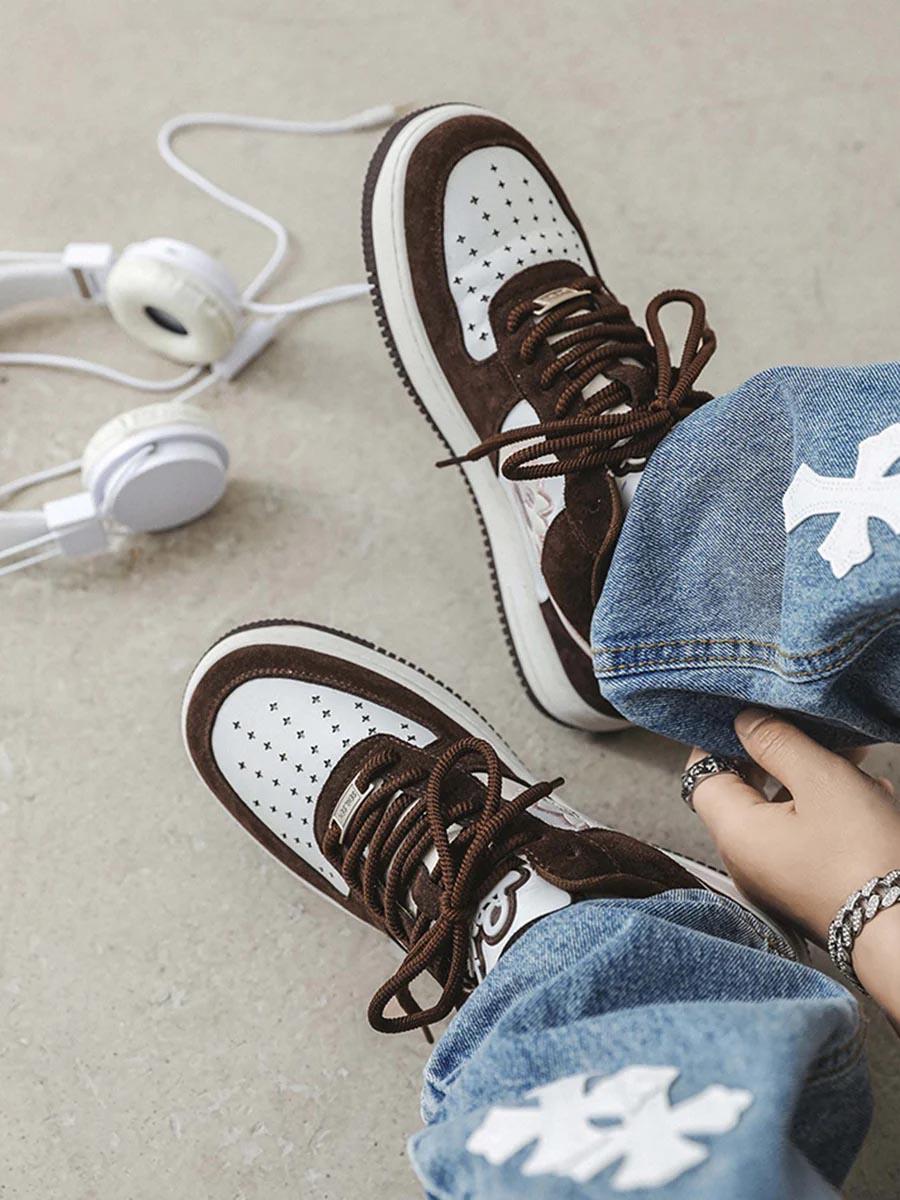 Little Monster Casual Skate Sneakers