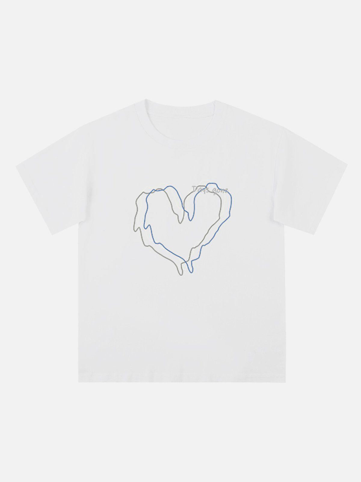 Love Lines Print Tee