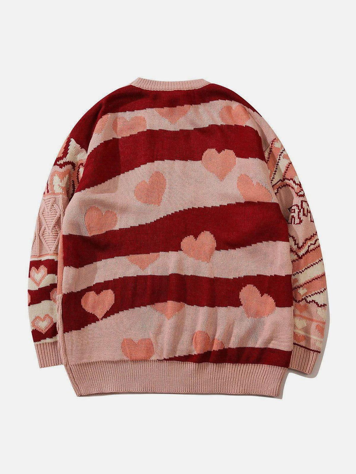 Love Weaving Knit Sweater