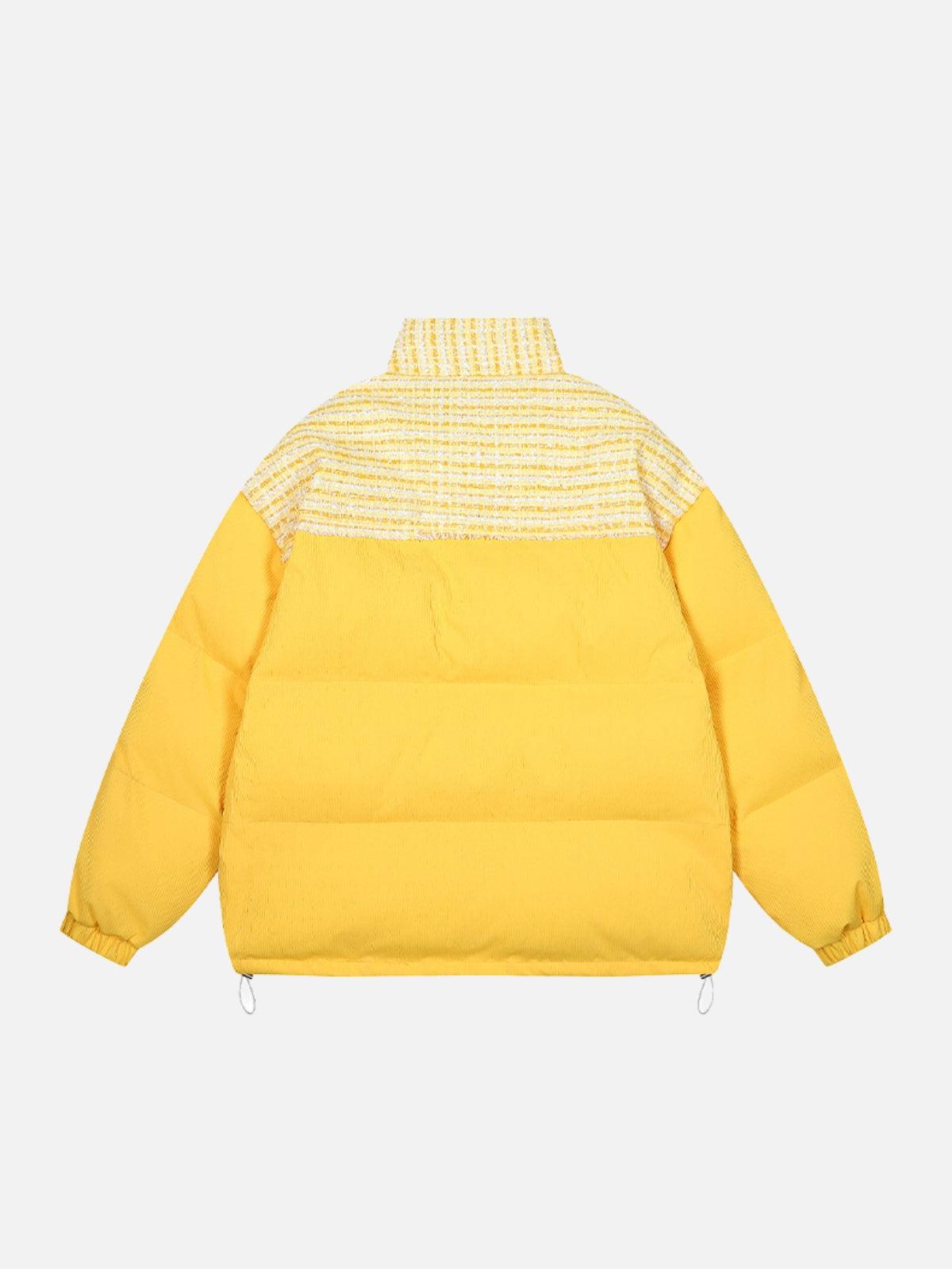 Luxe Quilted Lapel Coat