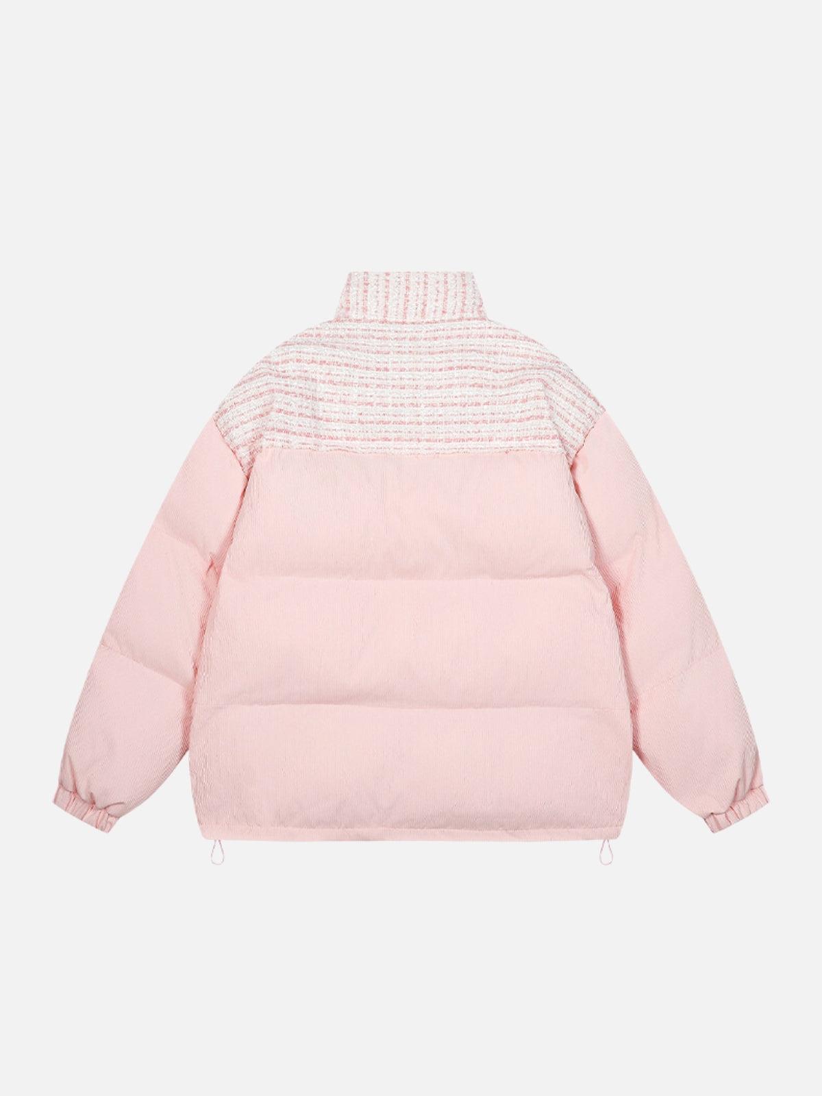 Luxe Quilted Lapel Coat