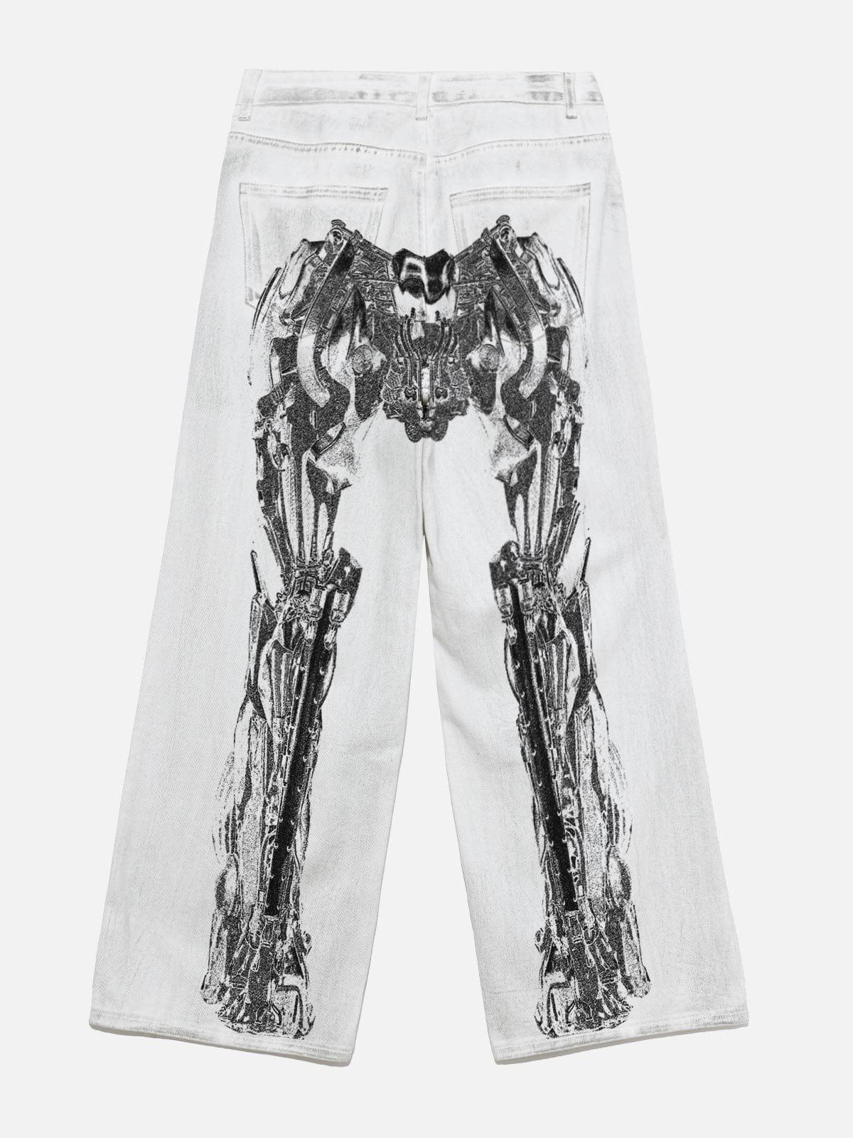 Mecha Print Jeans