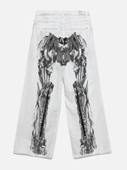 Mecha Print Jeans