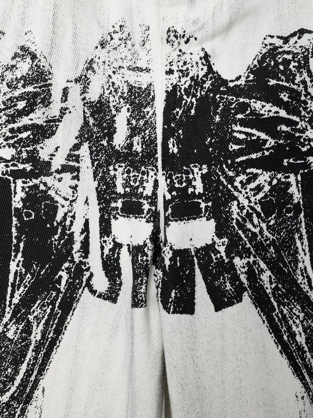 Mecha Print Jeans