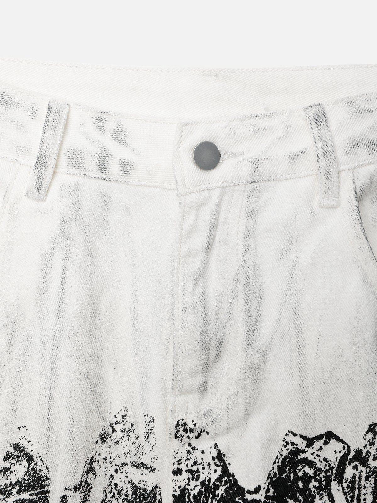 Mecha Print Jeans