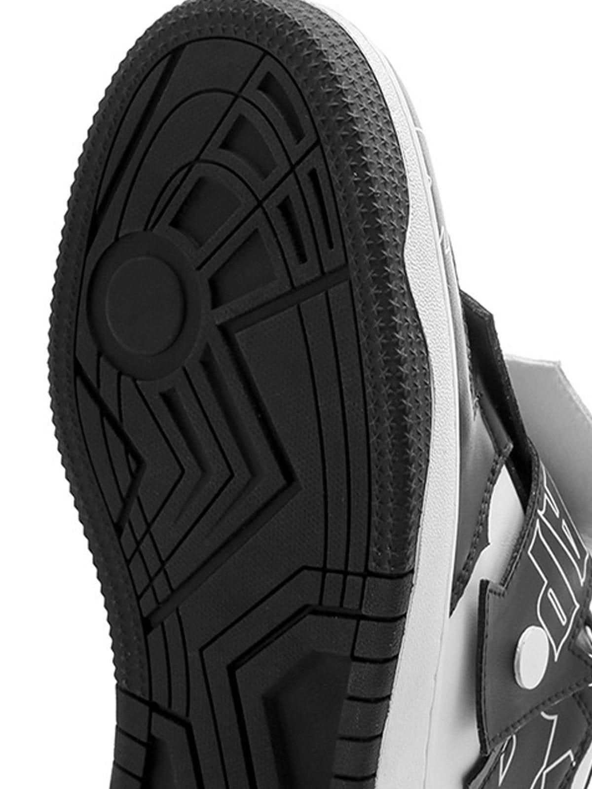 Mid-Top Color Blocking Skate Shoes