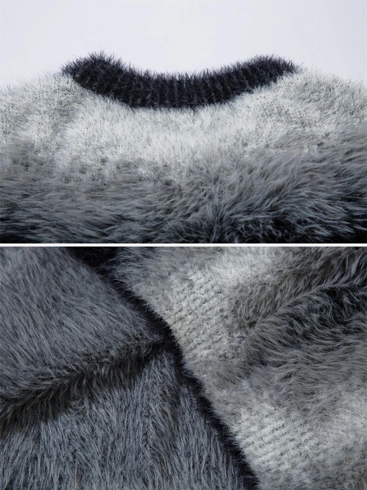 Mohair Spliced Sweater