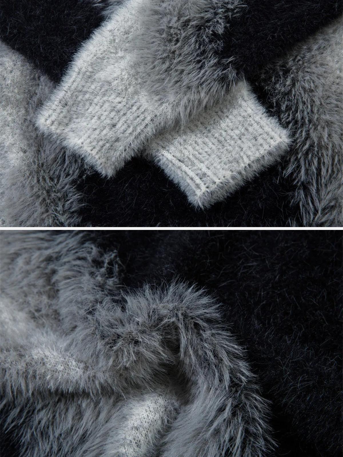 Mohair Spliced Sweater