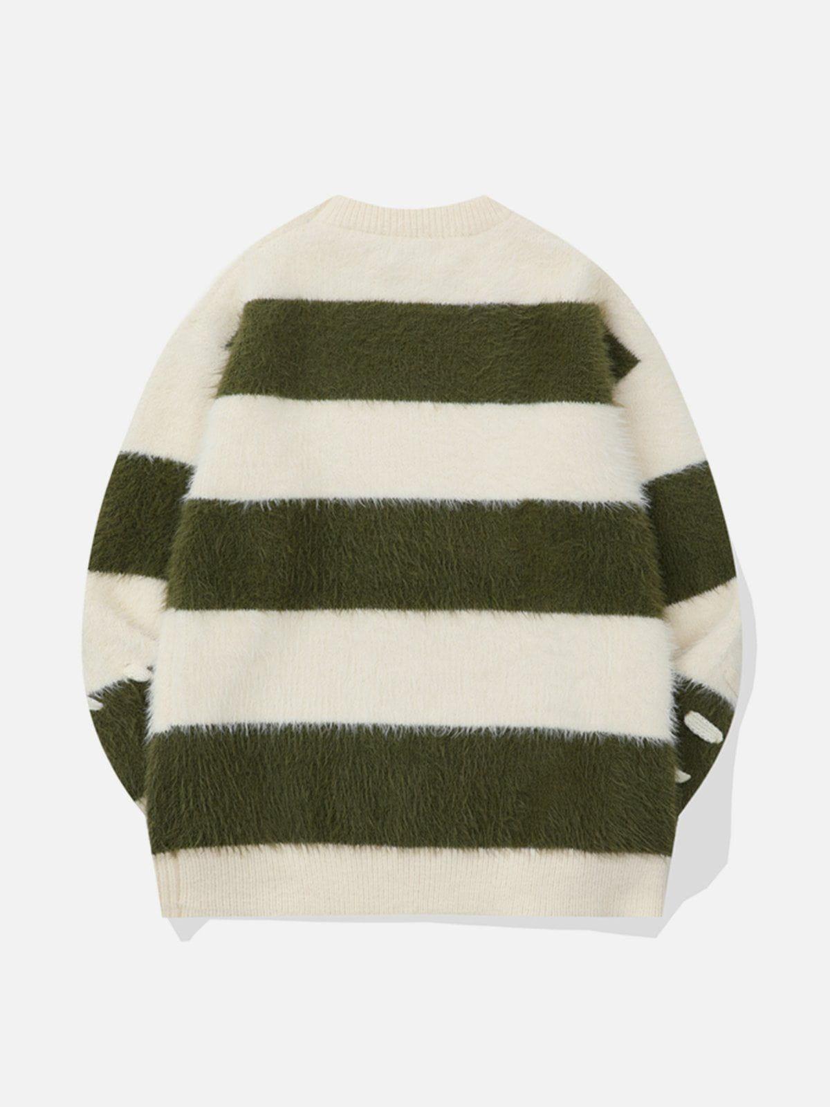 Mohair Stripe Sweater