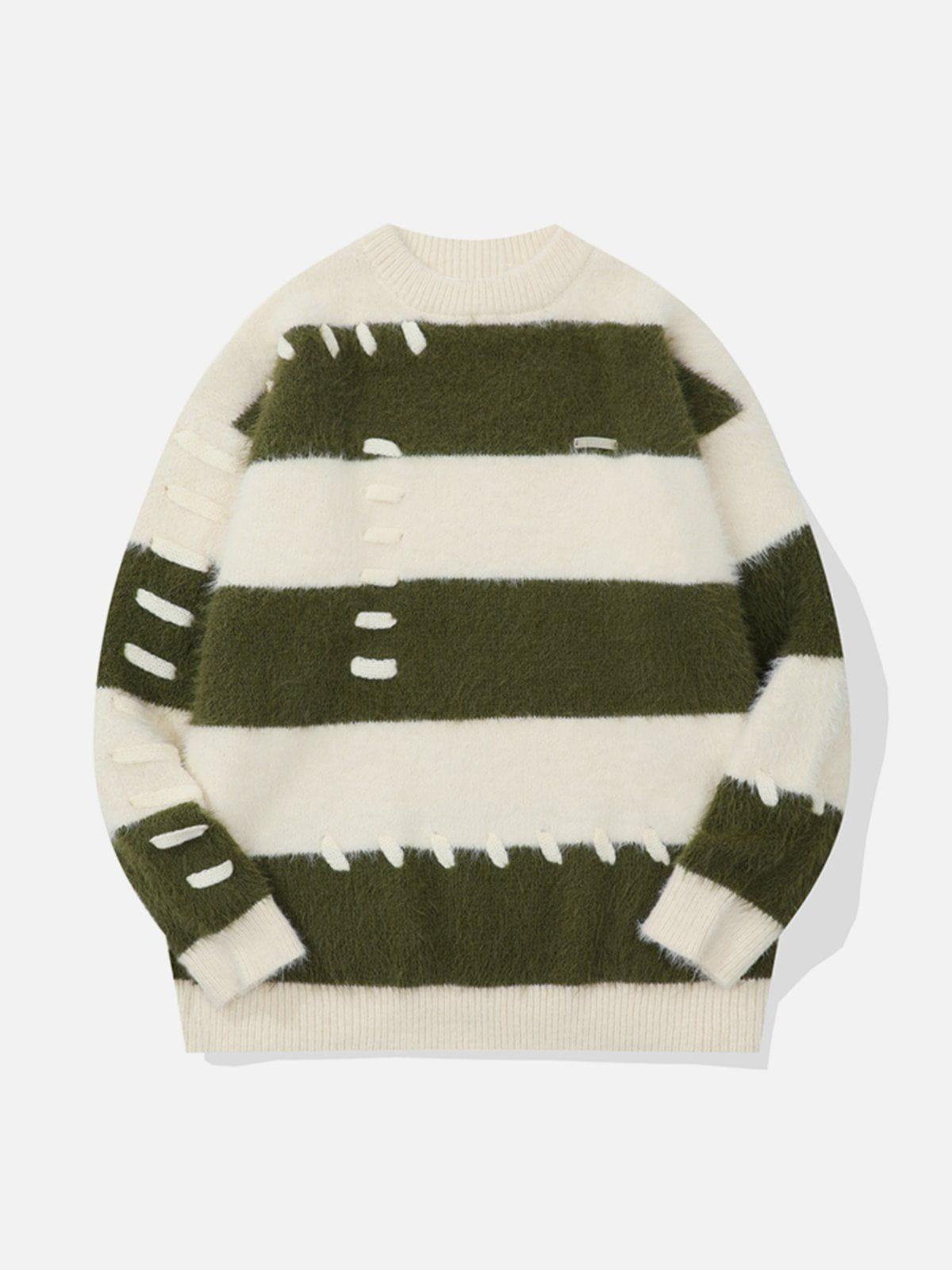 Mohair Stripe Sweater