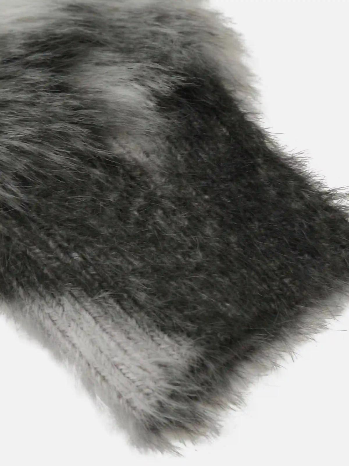 Mohair Tie-Dye Design Sweater