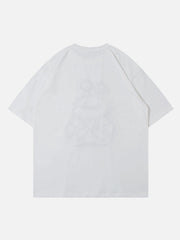 Monster Embroidery Print Tee