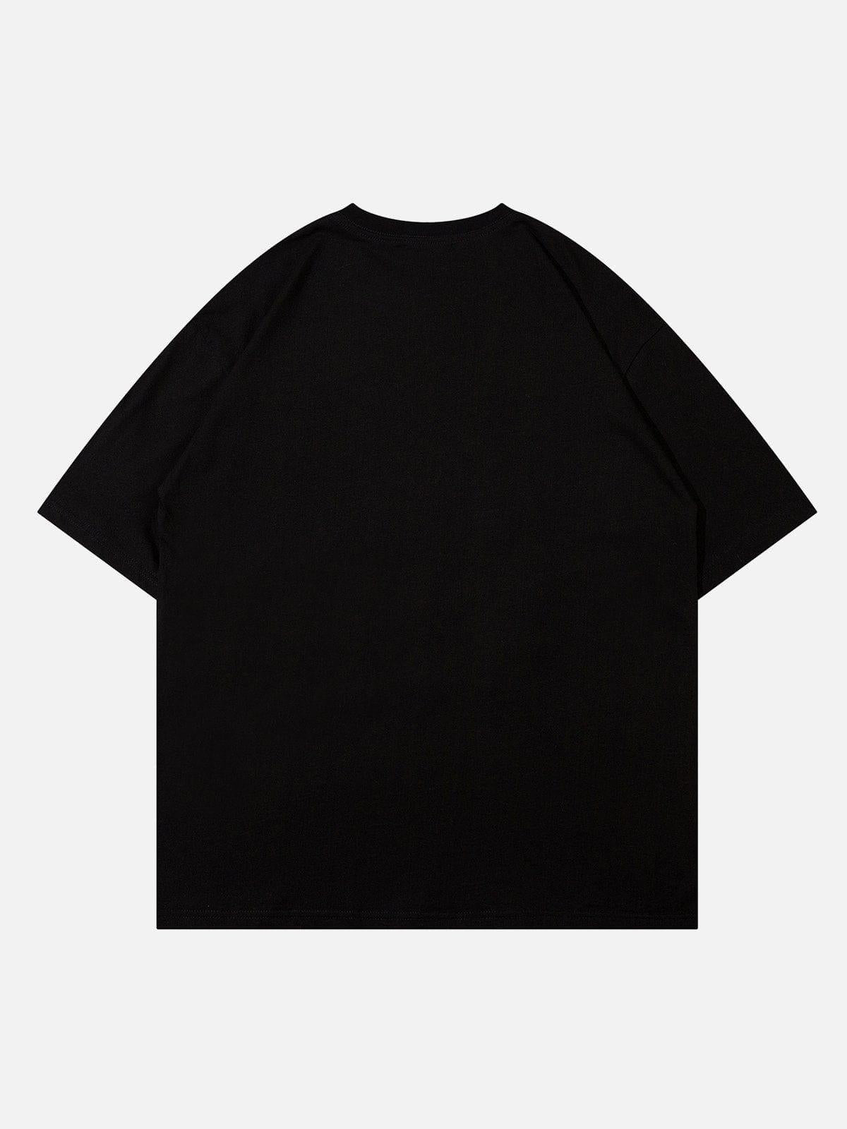Monster Embroidery Print Tee