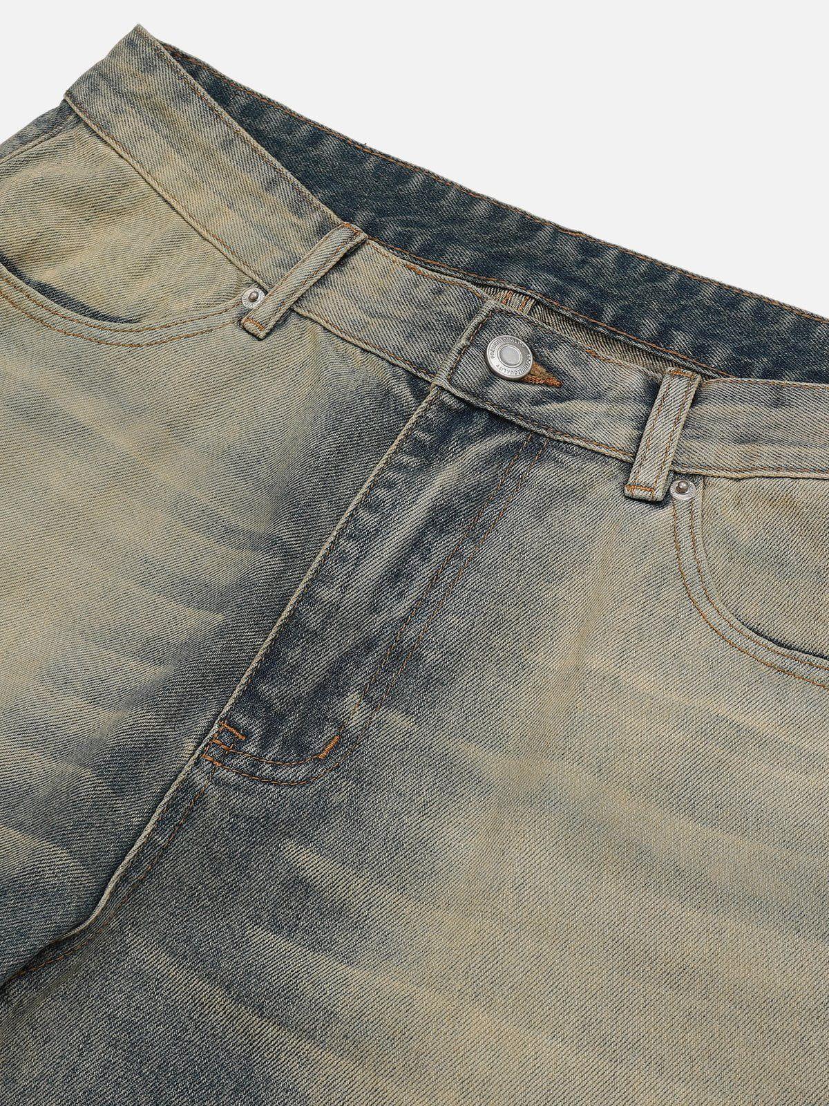 Mud Dyeing Jeans
