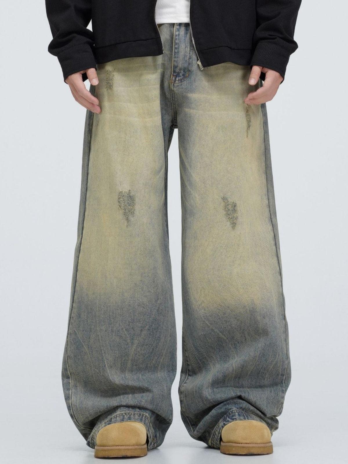 Mud Dyeing Jeans